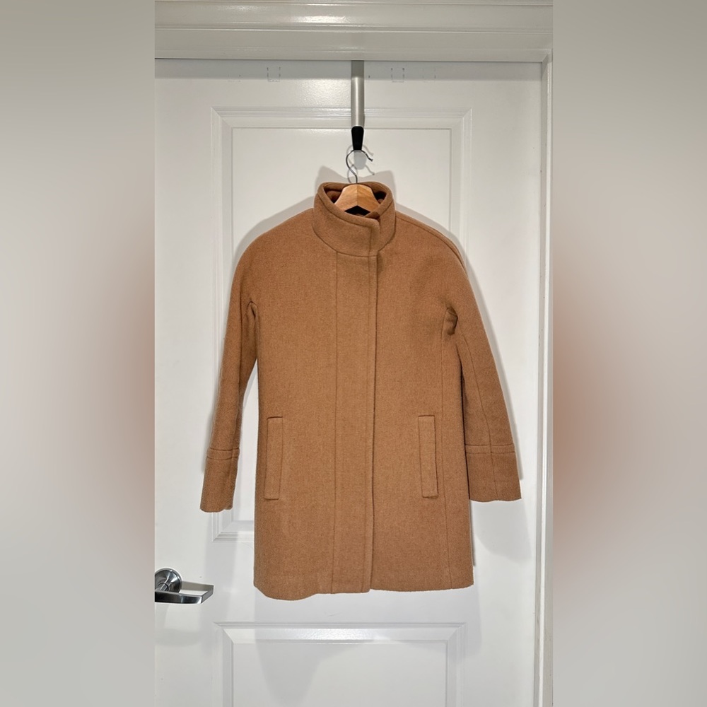 J. Crew Wool Coat in Acorn